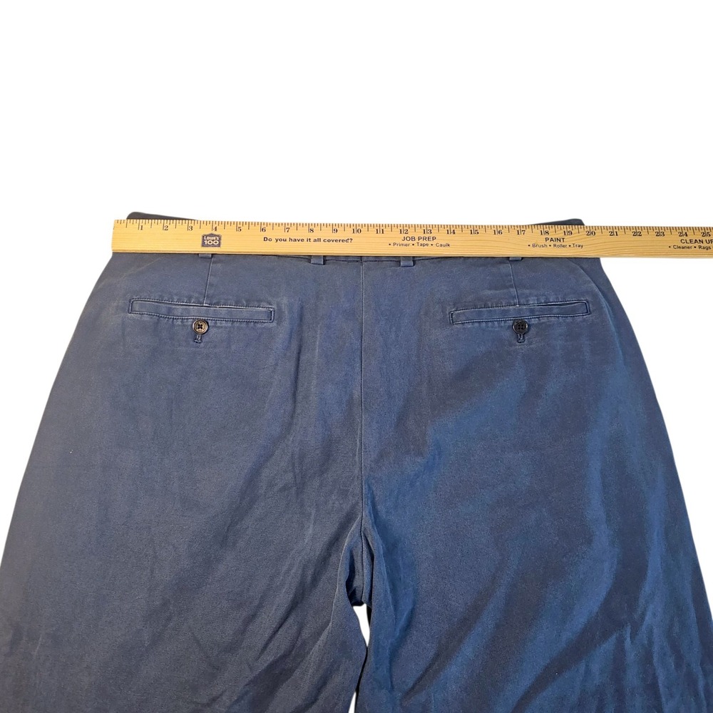 Brooks‎ Brothers Clark Dress Pants 40x32 Navy Blue Supima Cotton - Picture 7 of 9